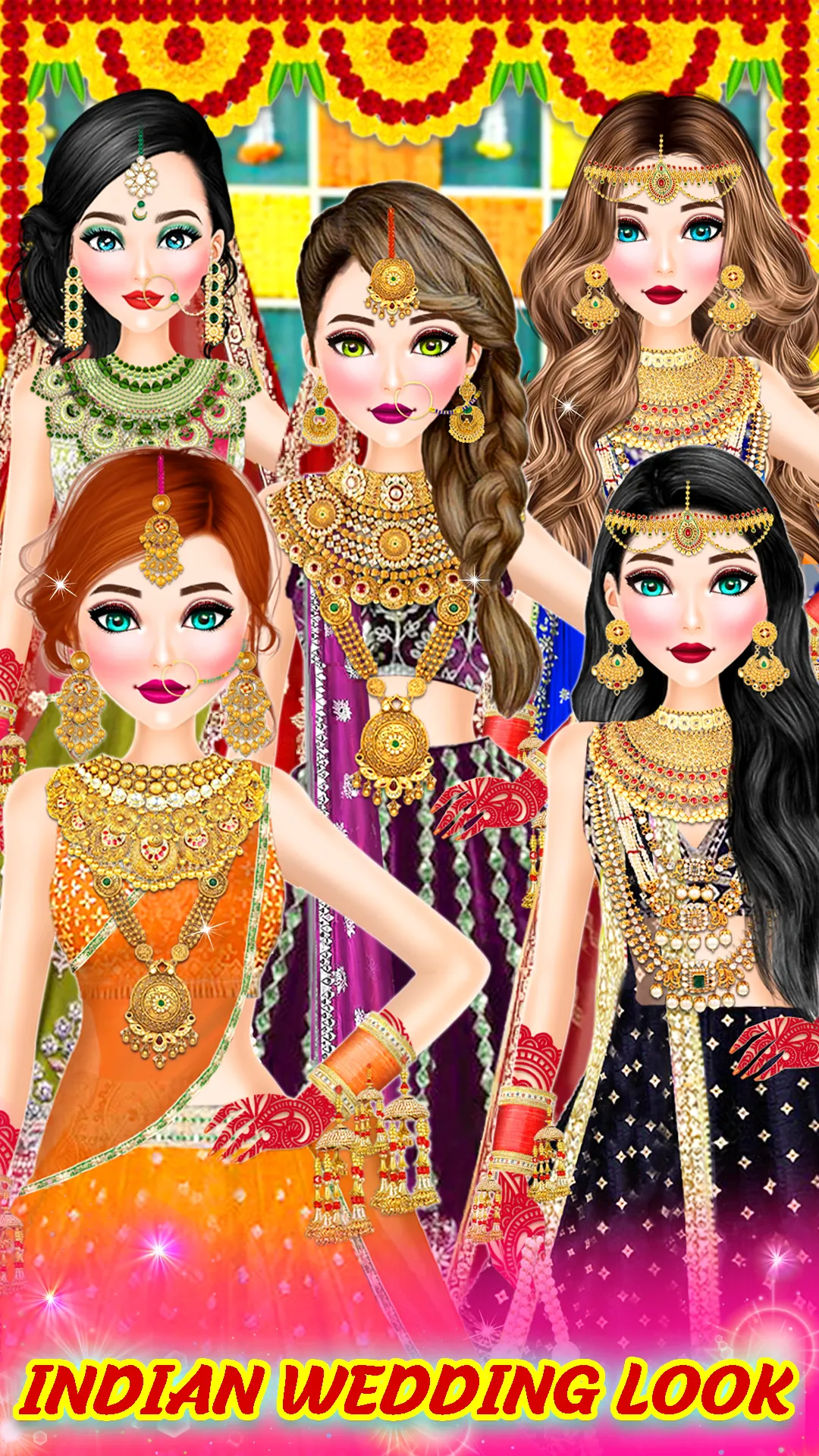 Desi Indian Bridal Dresup Game | Indus Appstore | Screenshot