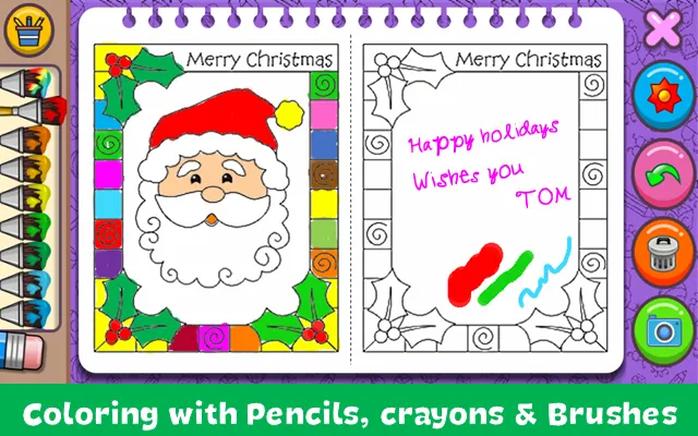 Christmas Coloring Book | Indus Appstore | Screenshot