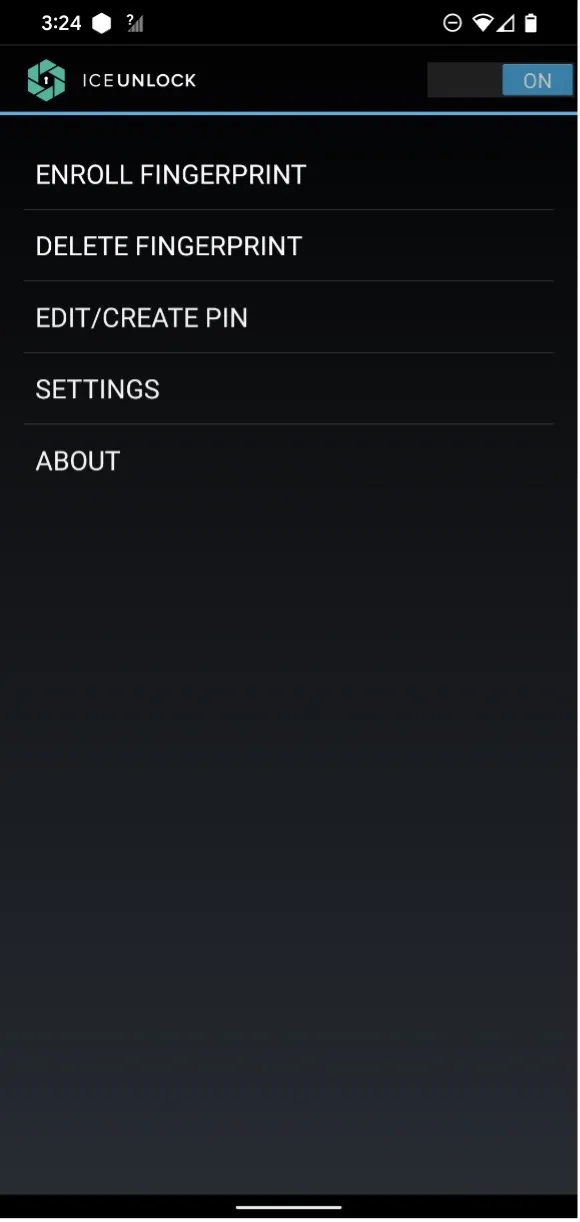 ICE Unlock Fingerprint Scanner | Indus Appstore | Screenshot