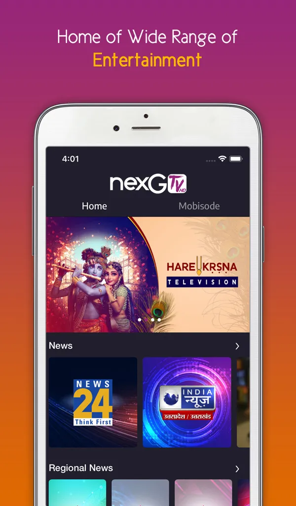 nexGTv HD | Indus Appstore | Screenshot