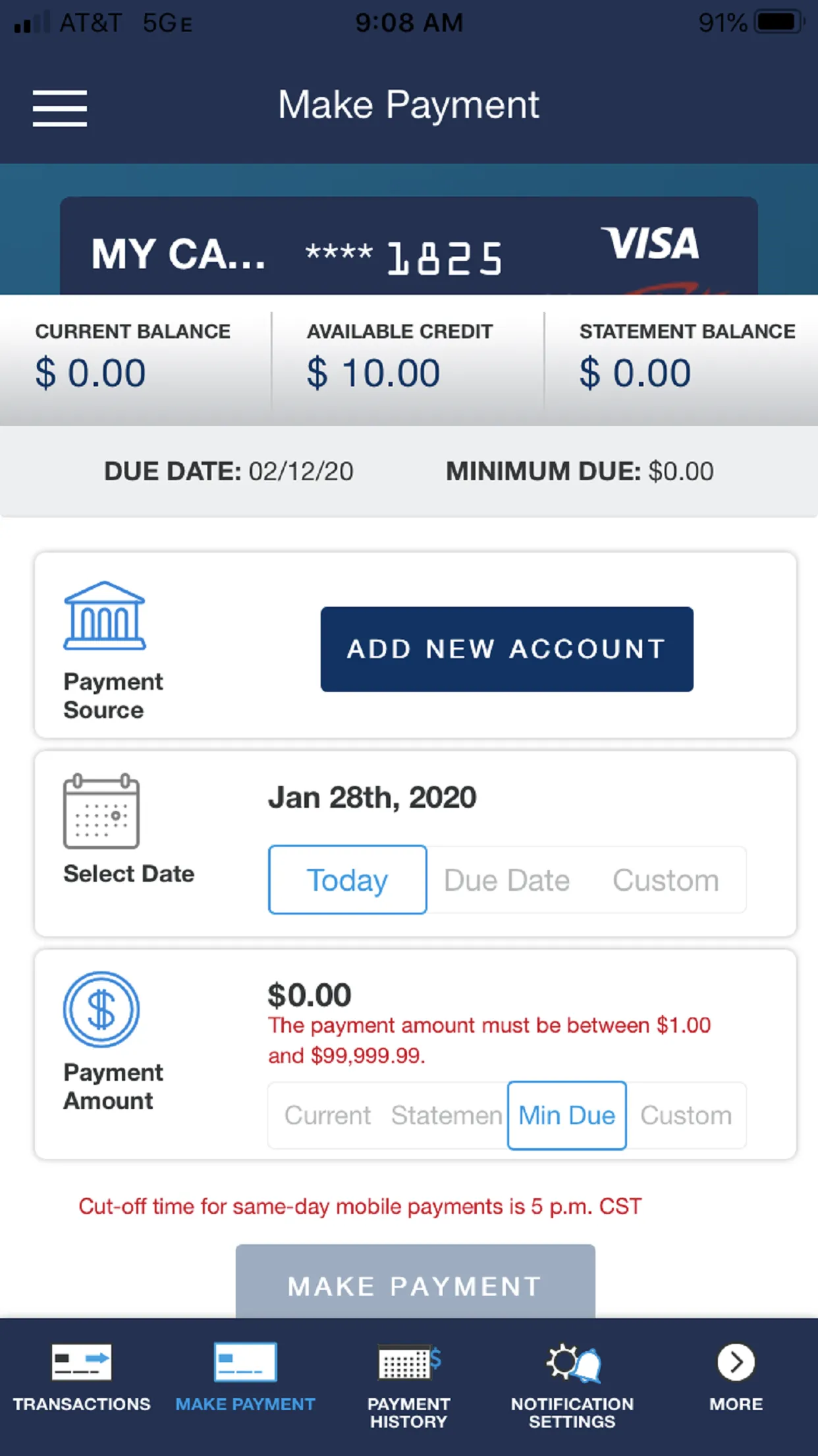 FFFCU Visa | Indus Appstore | Screenshot