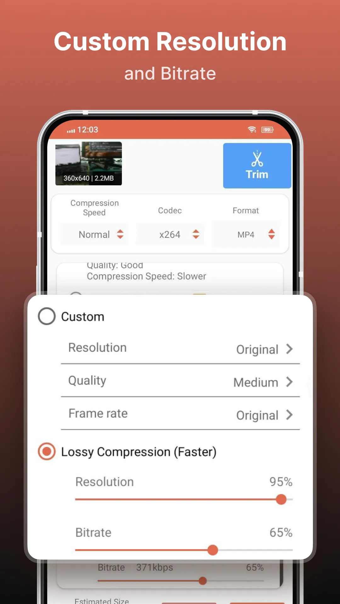 Compress Video Size Compressor | Indus Appstore | Screenshot