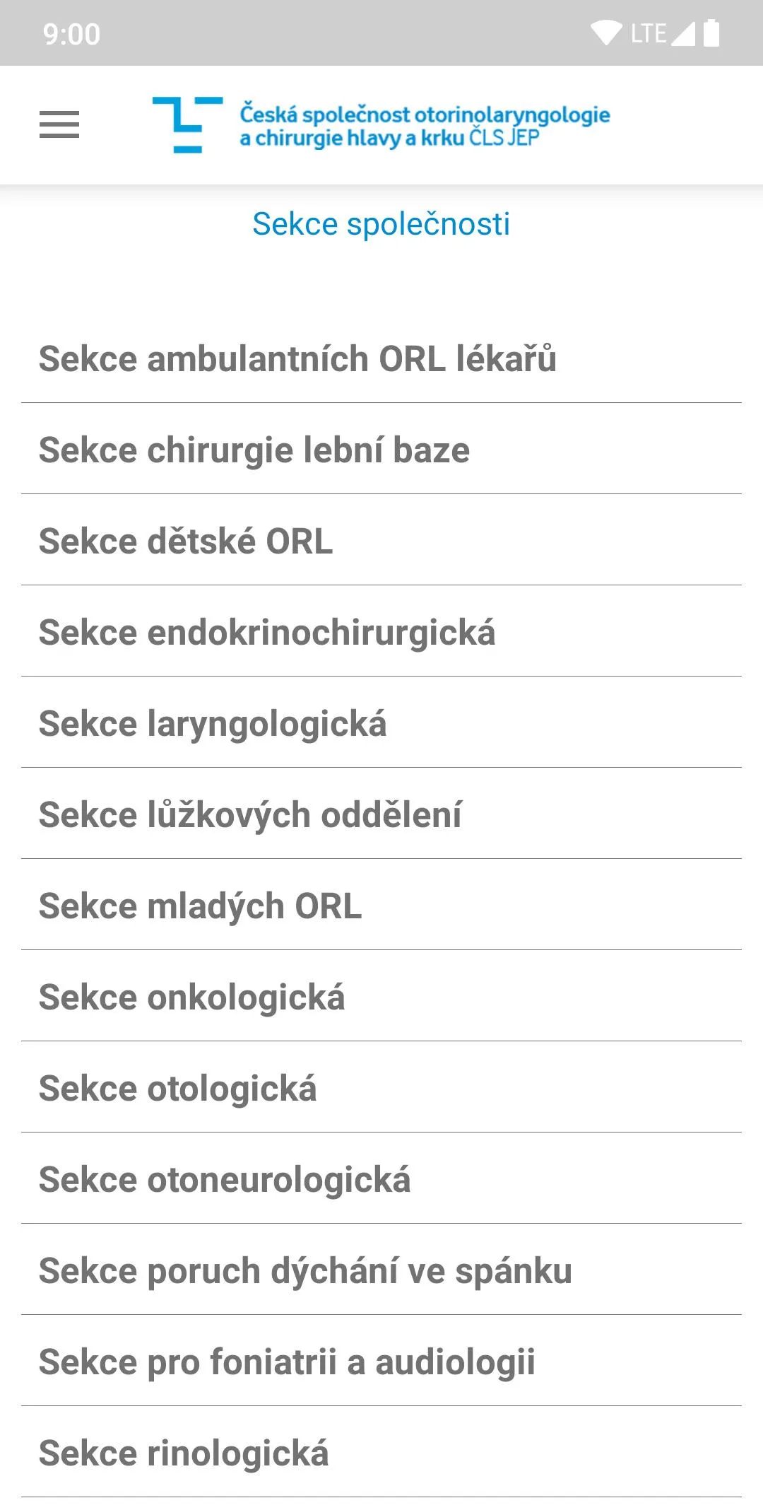 Česká ORL společnost | Indus Appstore | Screenshot