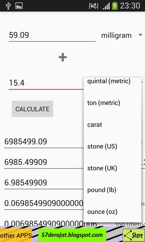 Weight Conversion | Indus Appstore | Screenshot