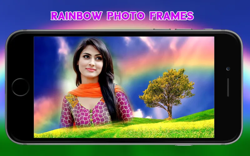 Rainbow Photo Frames | Indus Appstore | Screenshot