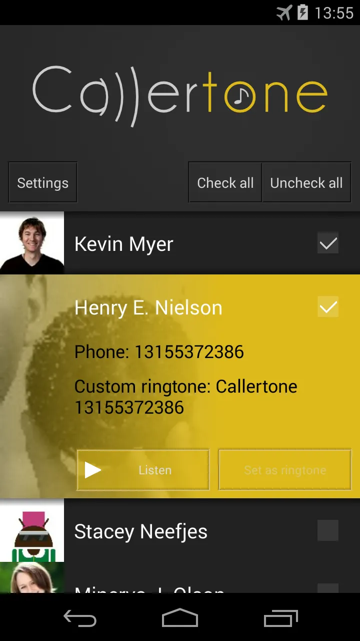 Callertone | Indus Appstore | Screenshot