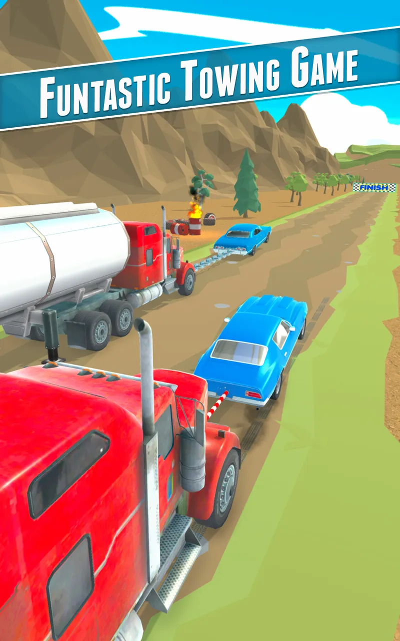 Crazy Car Towing Race 3D | Indus Appstore | Screenshot