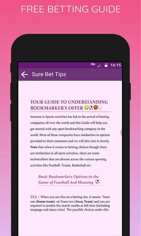 Sure Bet Tips - Daily Sports | Indus Appstore | Screenshot