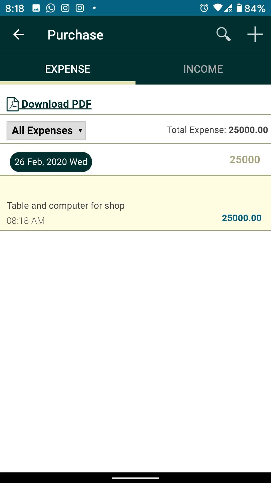 SaralHisab: Expense and Income | Indus Appstore | Screenshot