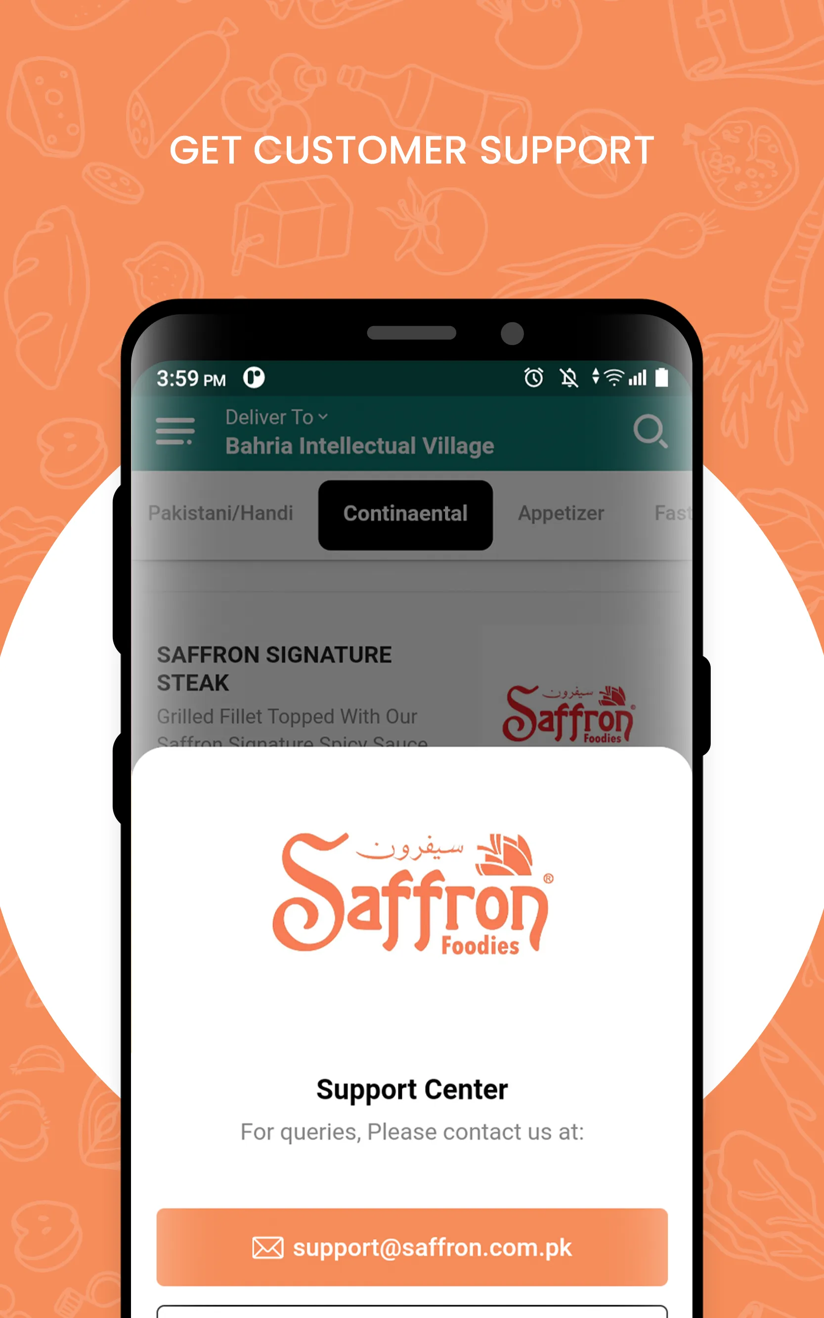 Saffron Foodies | Indus Appstore | Screenshot