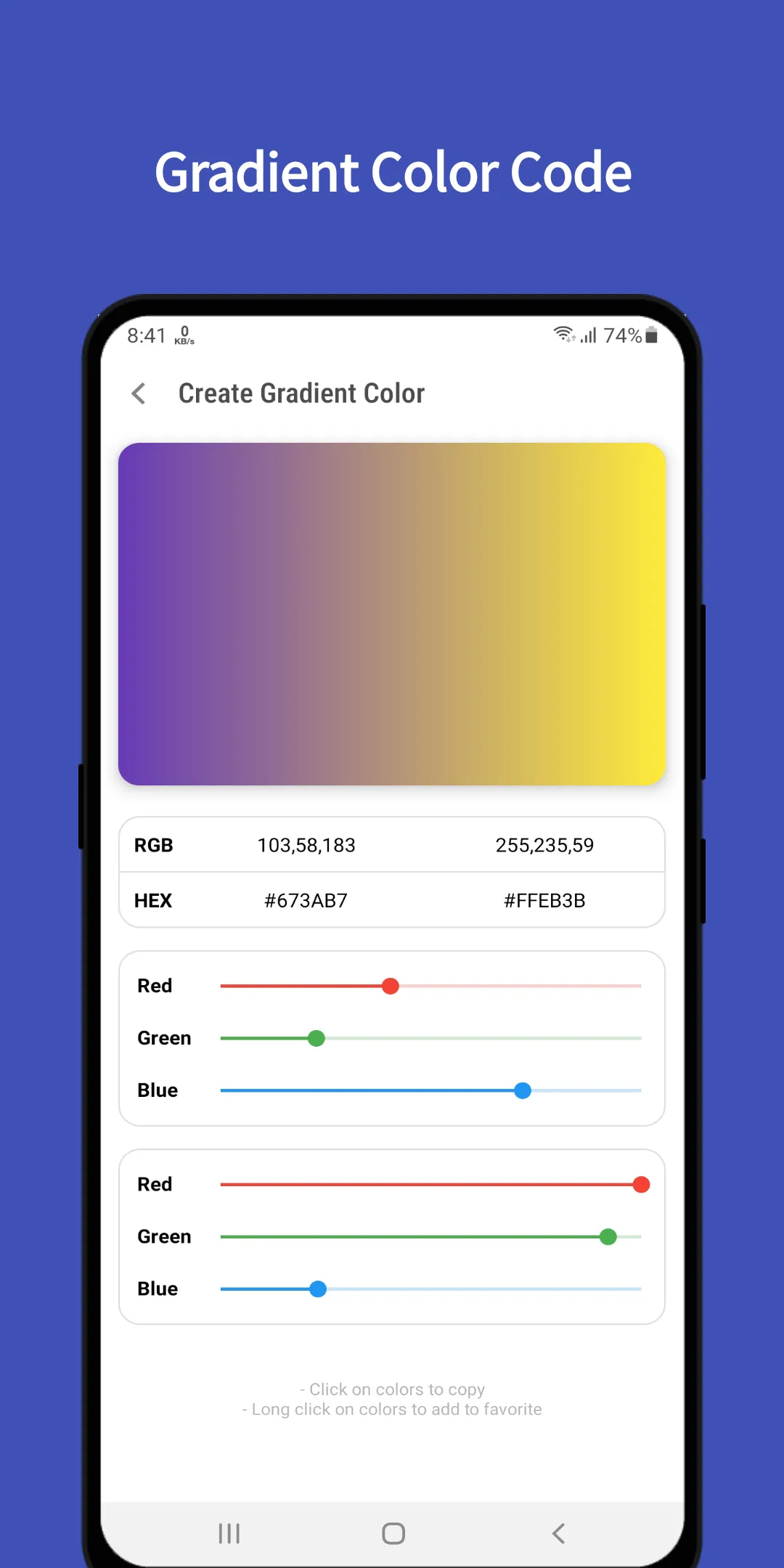 Rain Colors - Color Palette | Indus Appstore | Screenshot