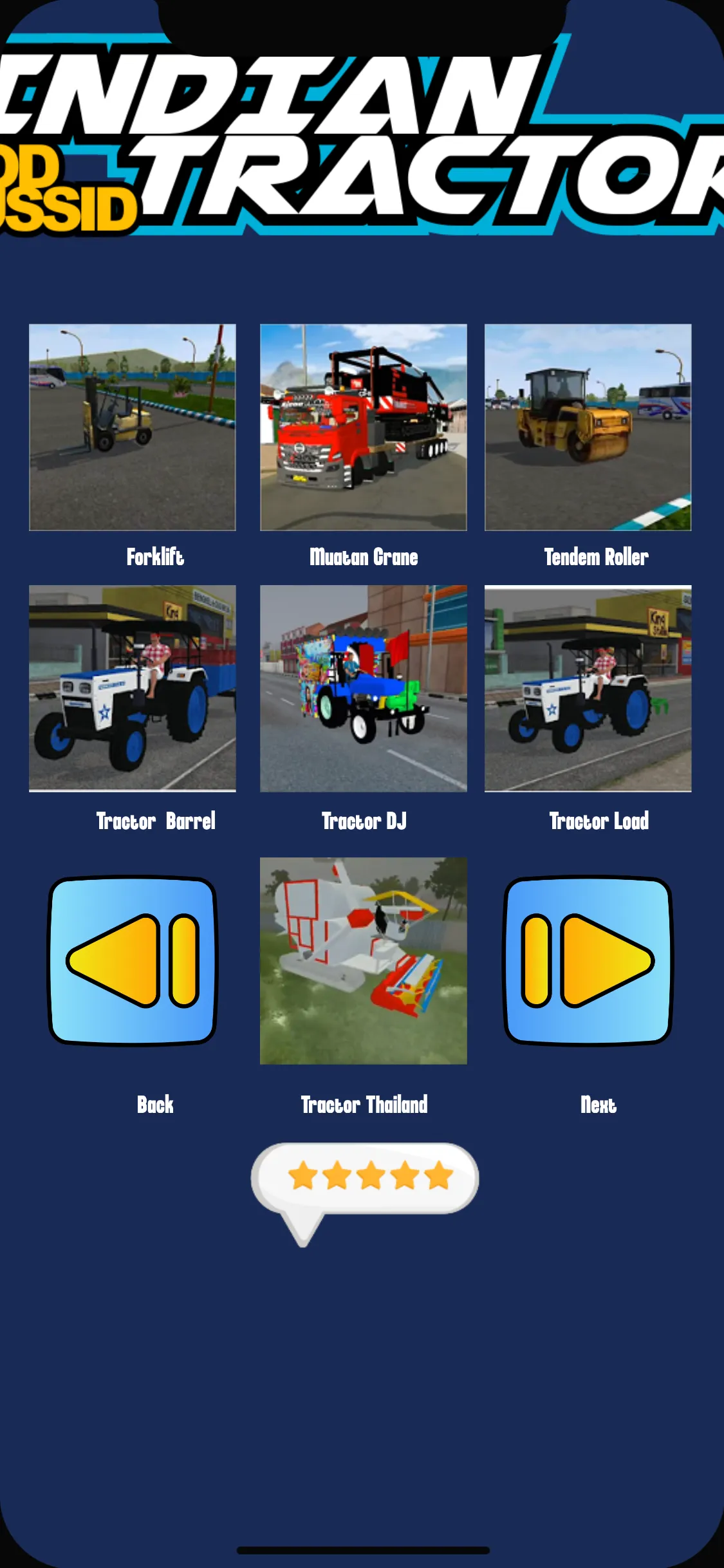 Indian Tractor Mod Bussid | Indus Appstore | Screenshot