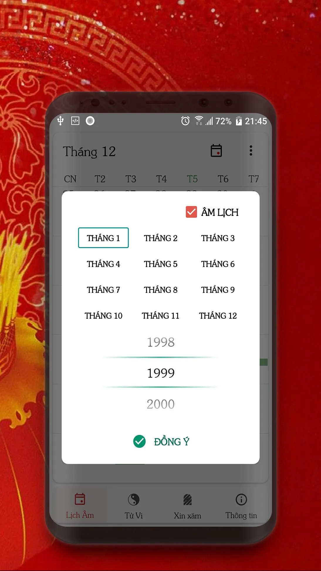 Lịch Bình An - Giáp Thìn 2024 | Indus Appstore | Screenshot