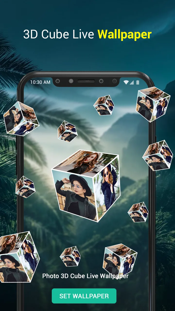 Photo 3D Cube Live Wallpaper | Indus Appstore | Screenshot