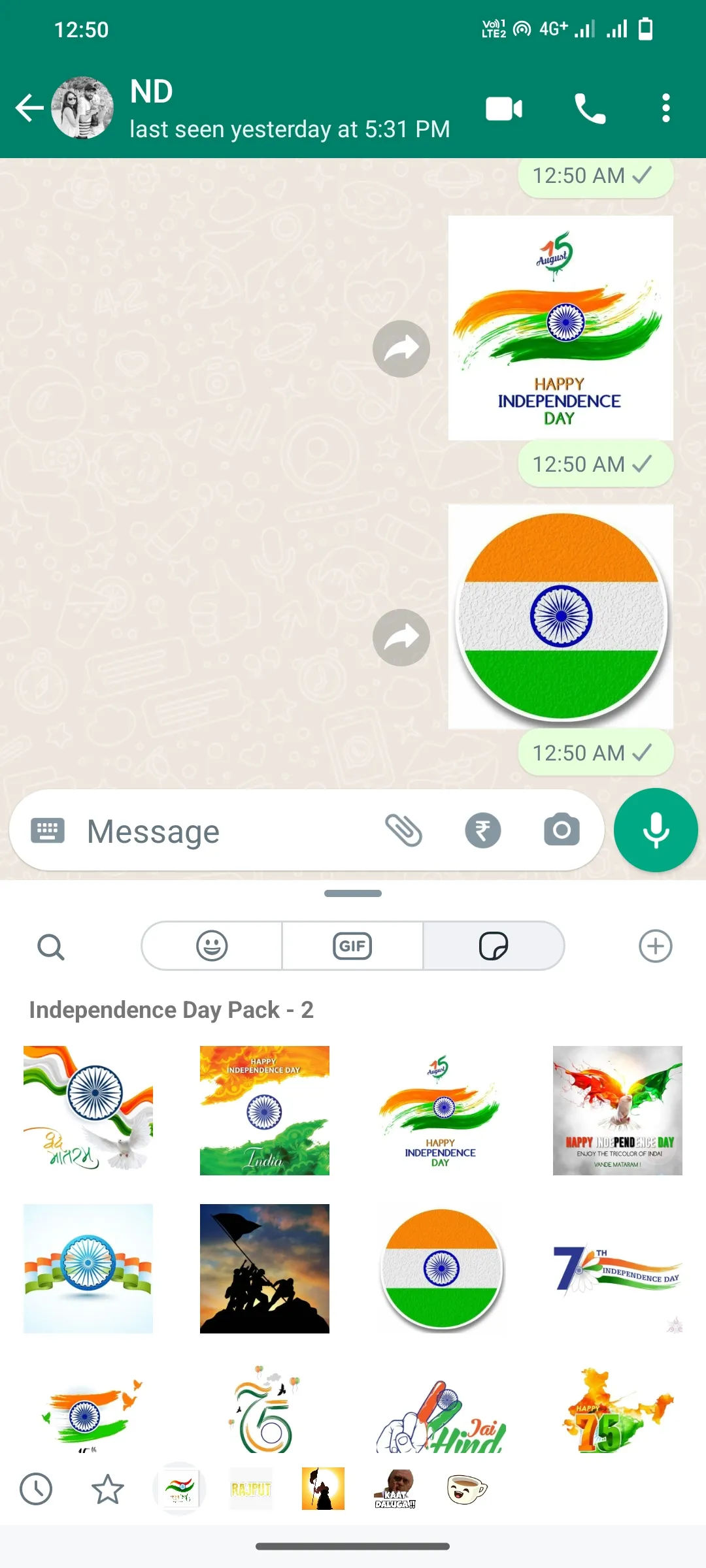 Independence Day Stickers App | Indus Appstore | Screenshot