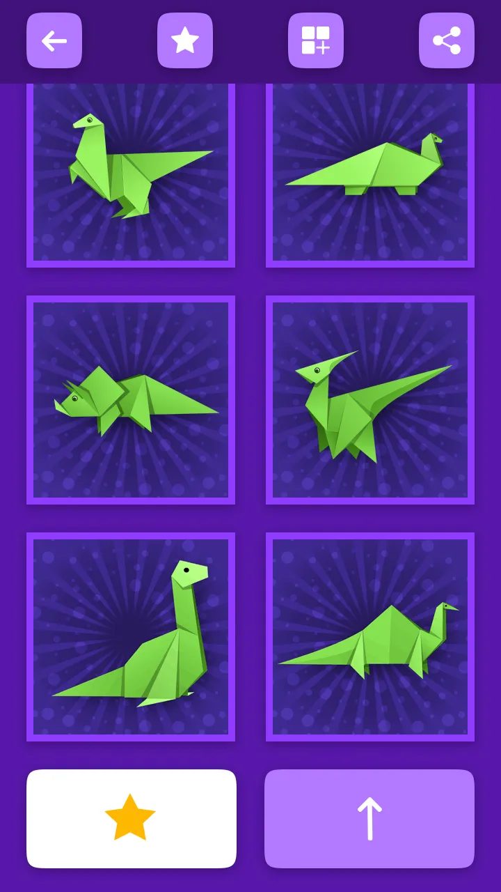 Origami Dinosaurs And Dragons | Indus Appstore | Screenshot