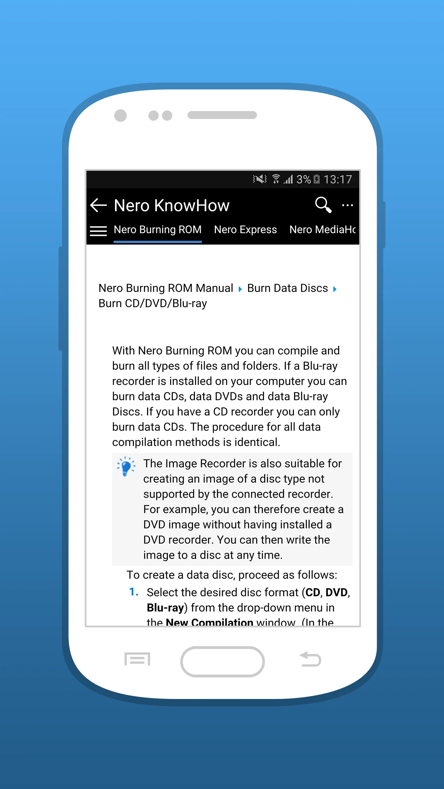 Nero KnowHow | Indus Appstore | Screenshot