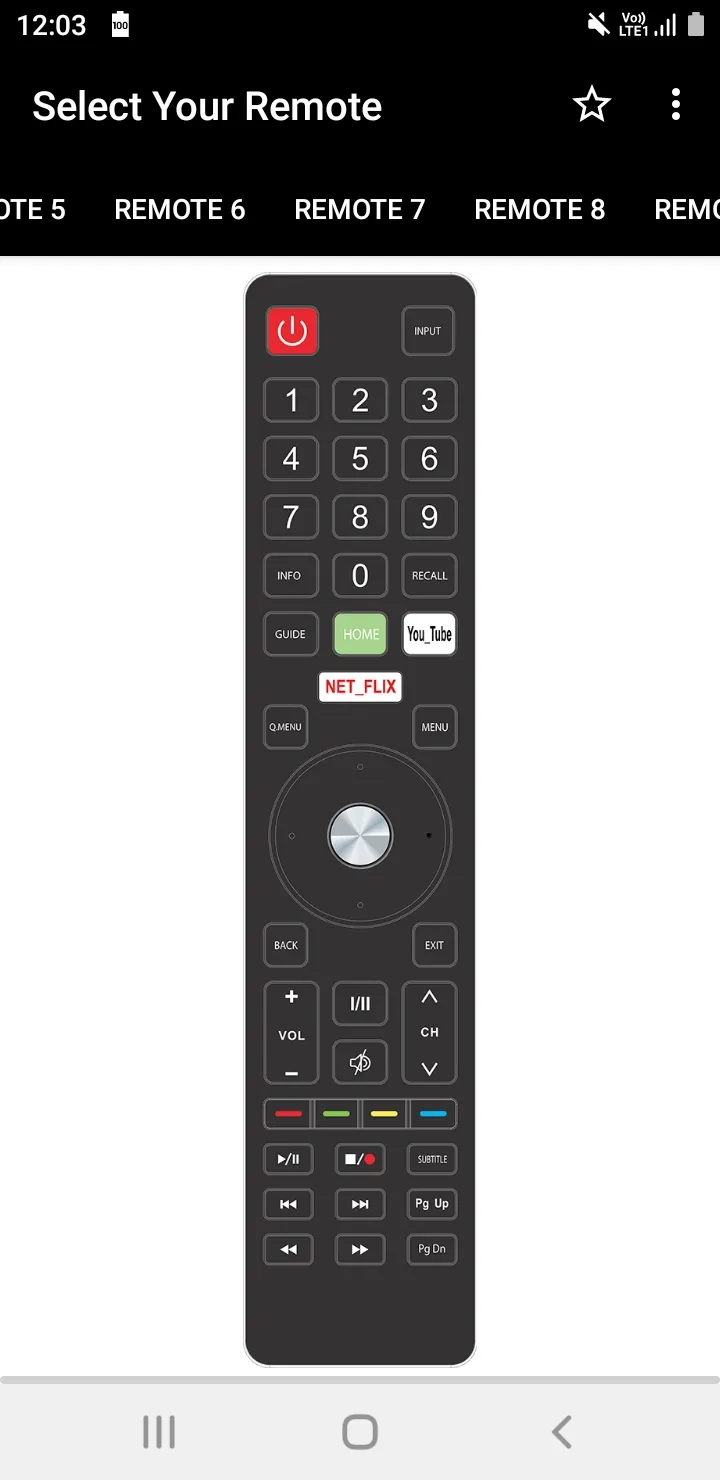 Kogan TV Remote | Indus Appstore | Screenshot