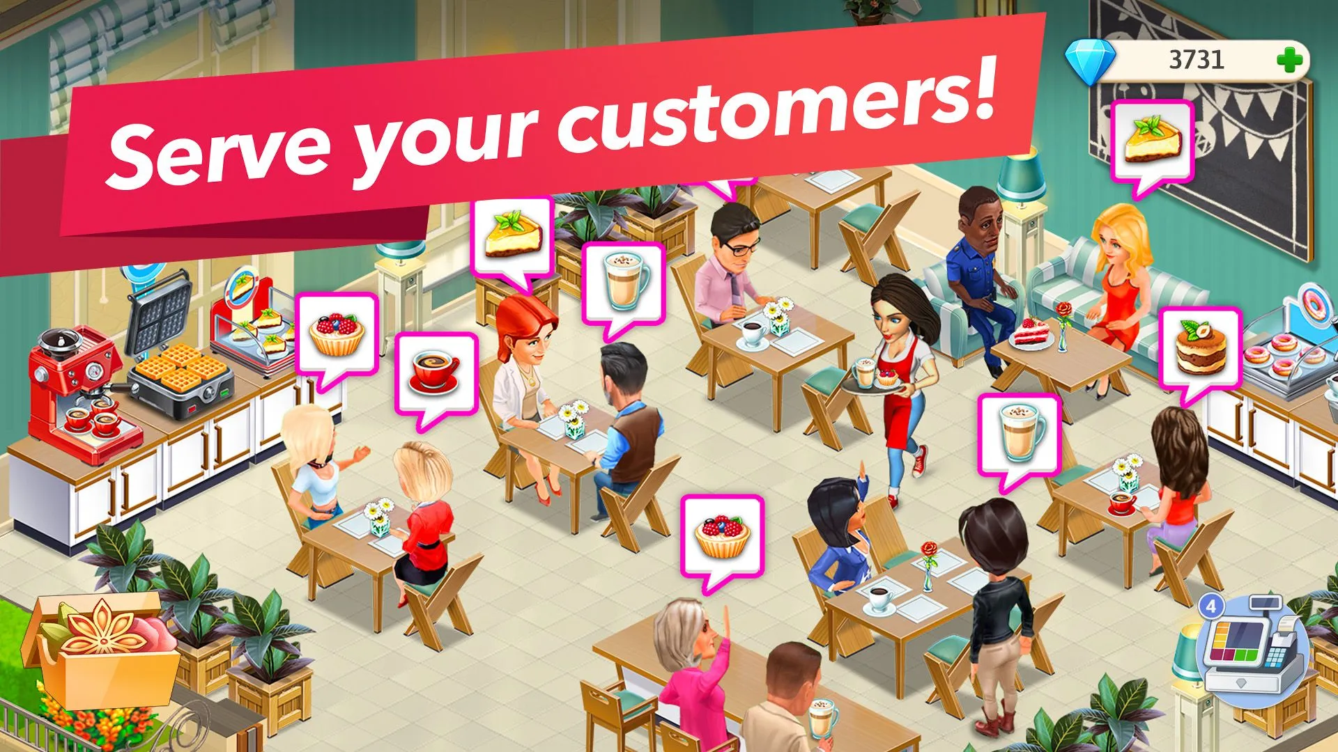 My Cafe — Restaurant Game | Indus Appstore | Screenshot