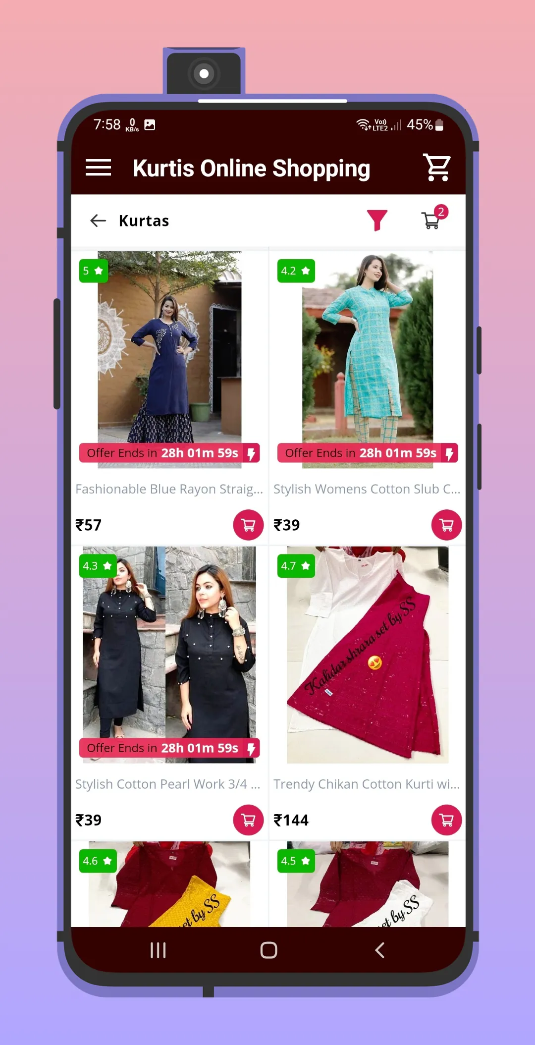 Kurtis Online Shopping App | Indus Appstore | Screenshot