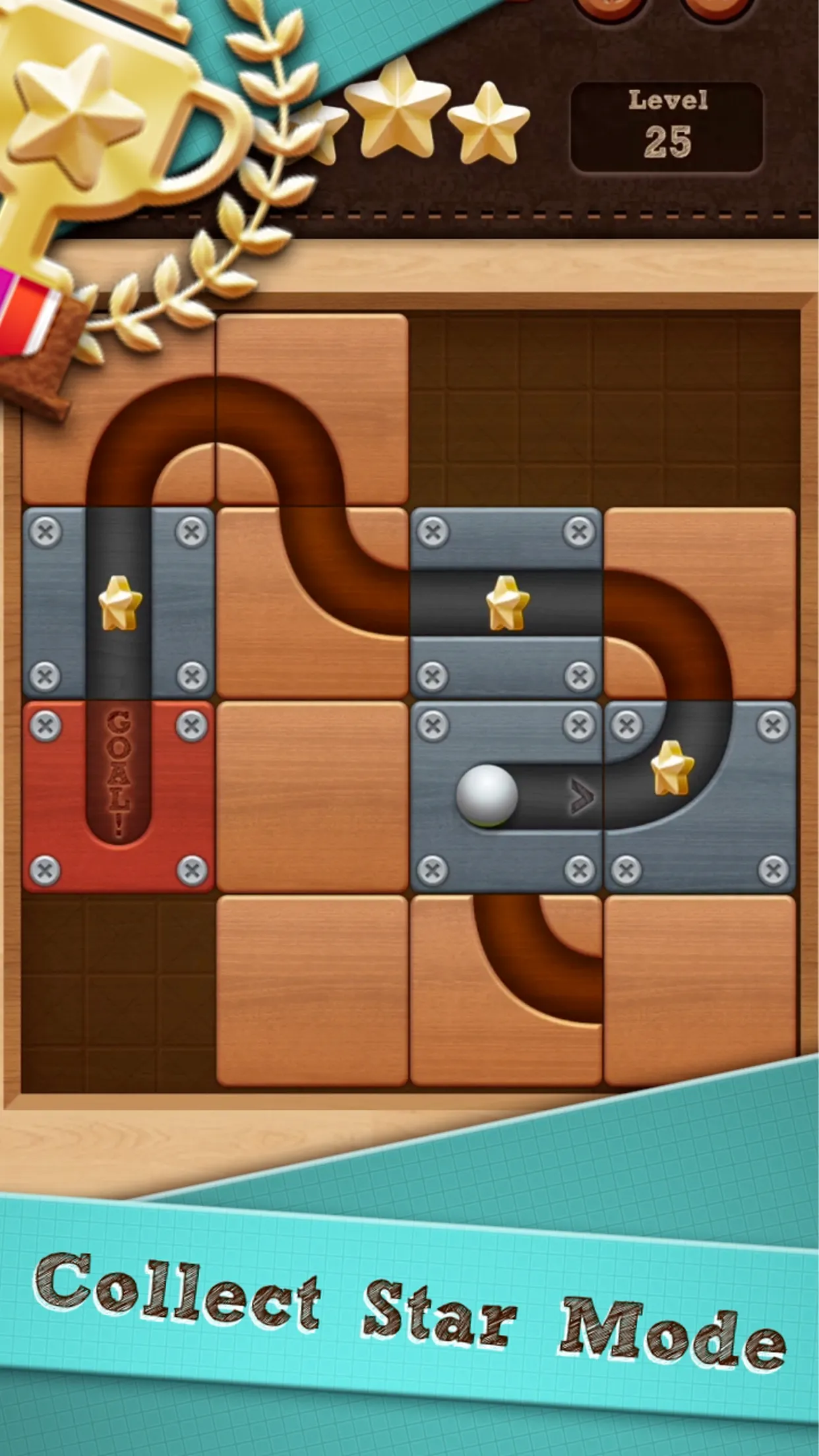 Roll the Ball® - slide puzzle | Indus Appstore | Screenshot