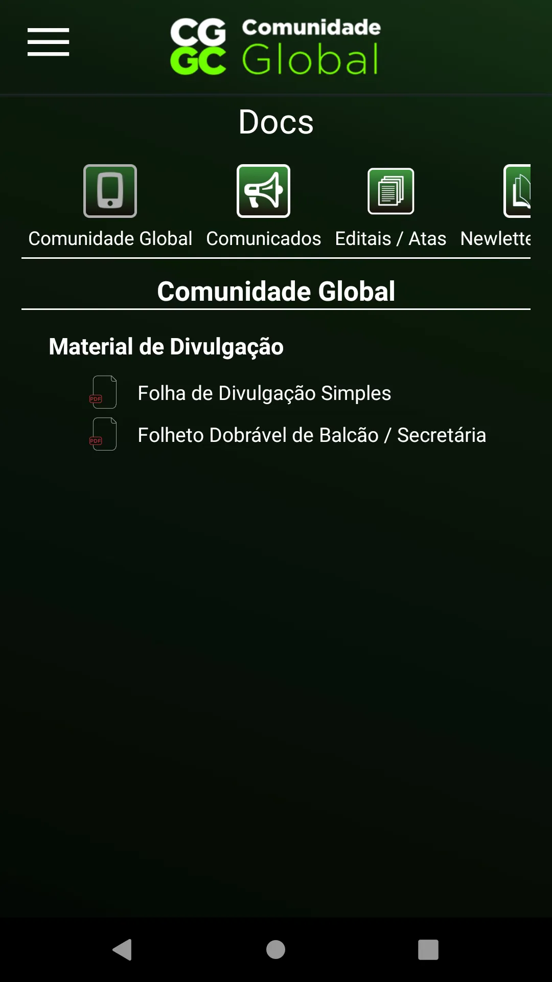 Comunidade Global | Indus Appstore | Screenshot