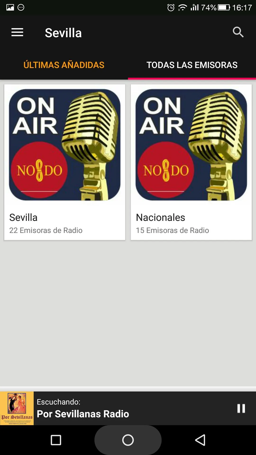 Radios de Sevilla - España | Indus Appstore | Screenshot