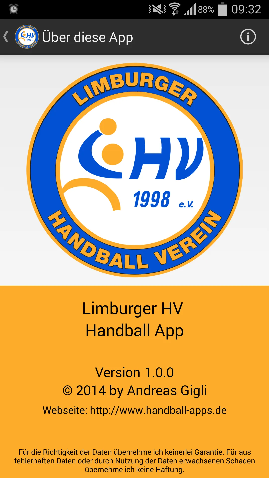 Limburger HV | Indus Appstore | Screenshot