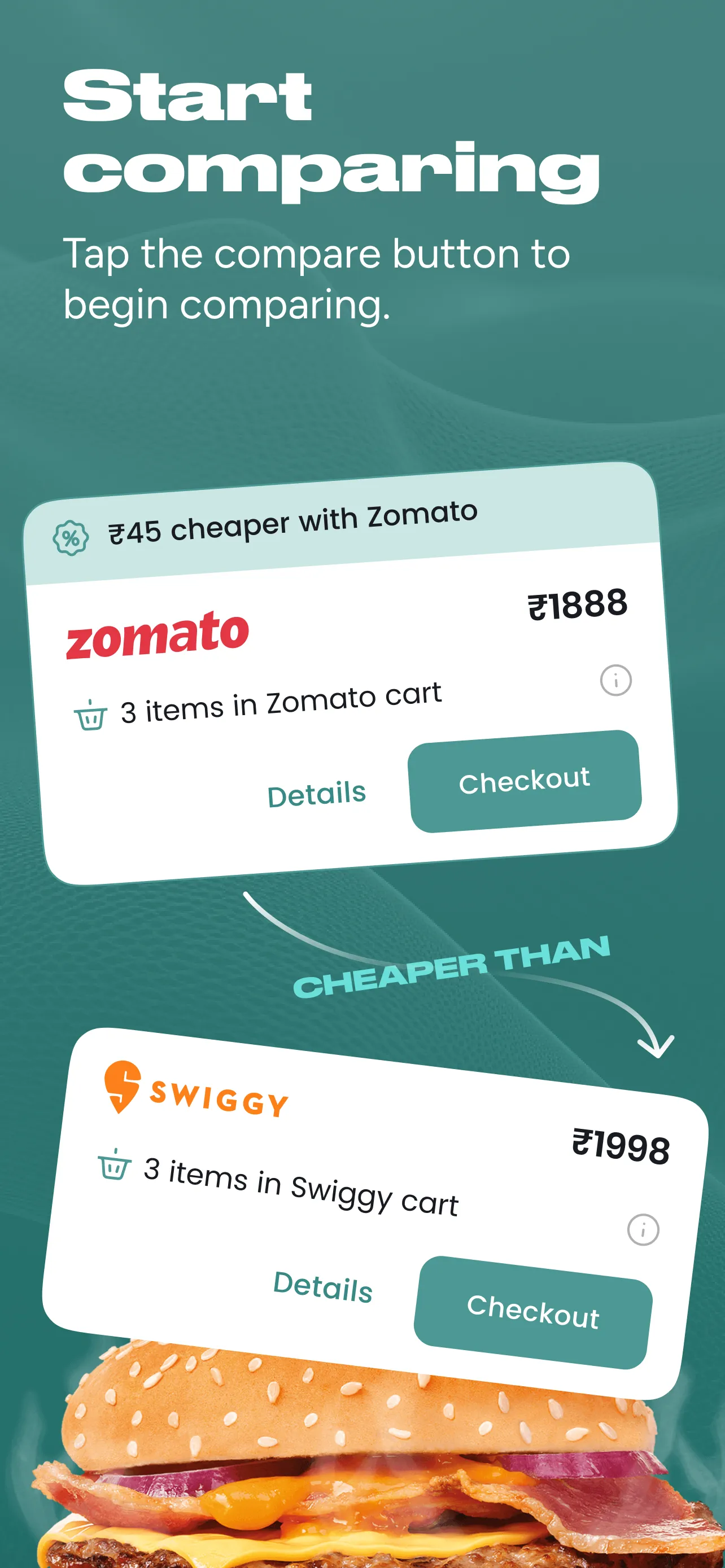 GetDirect - Compare Food Apps | Indus Appstore | Screenshot