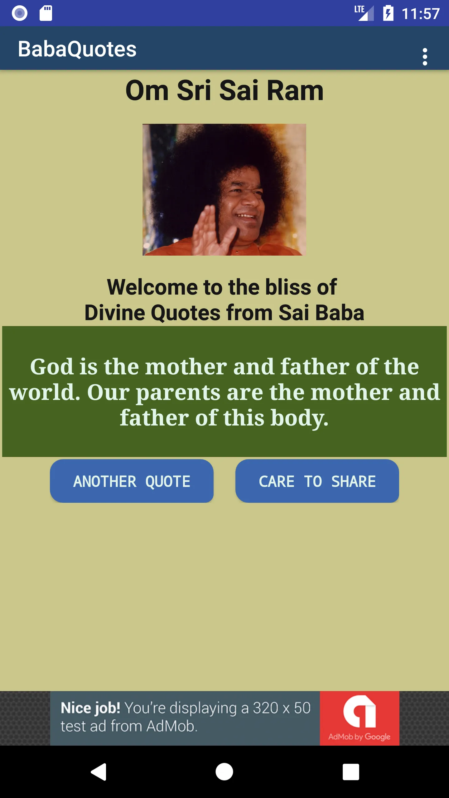 Baba Quotes | Indus Appstore | Screenshot