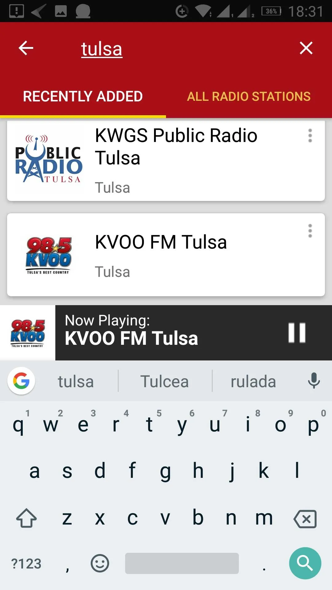 Oklahoma Radio Stations - USA | Indus Appstore | Screenshot