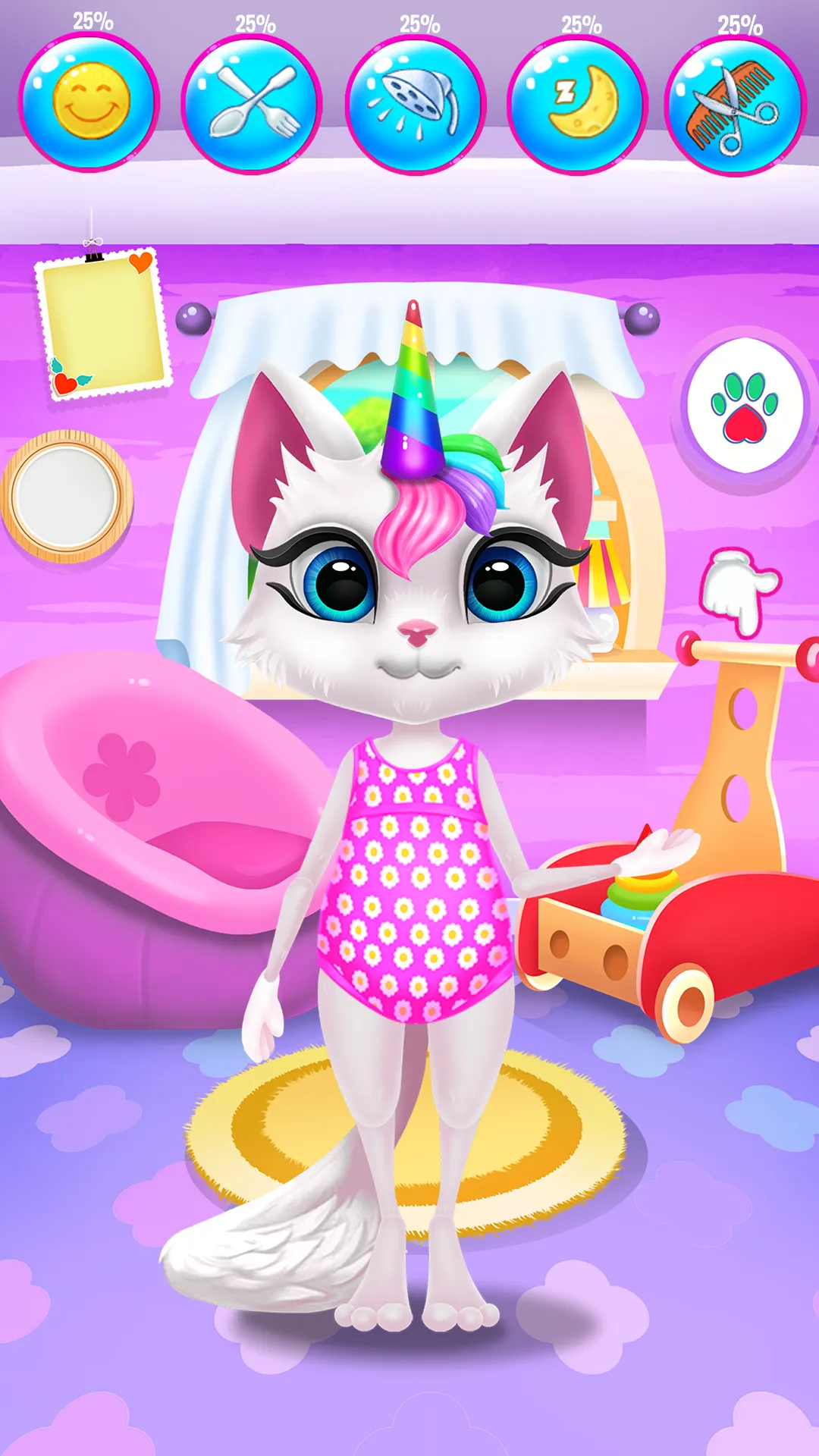 Kitty Kate Unicorn Daily Care | Indus Appstore | Screenshot