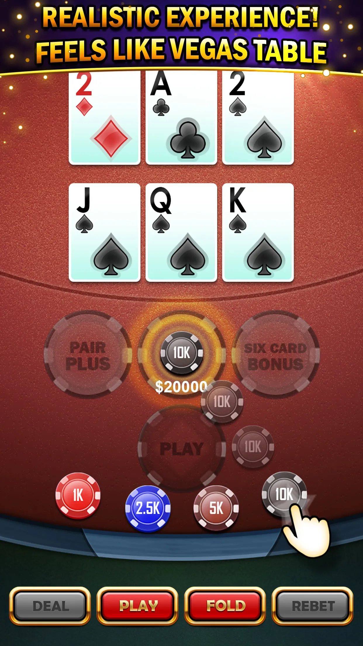 Three Card Poker - Casino | Indus Appstore | Screenshot