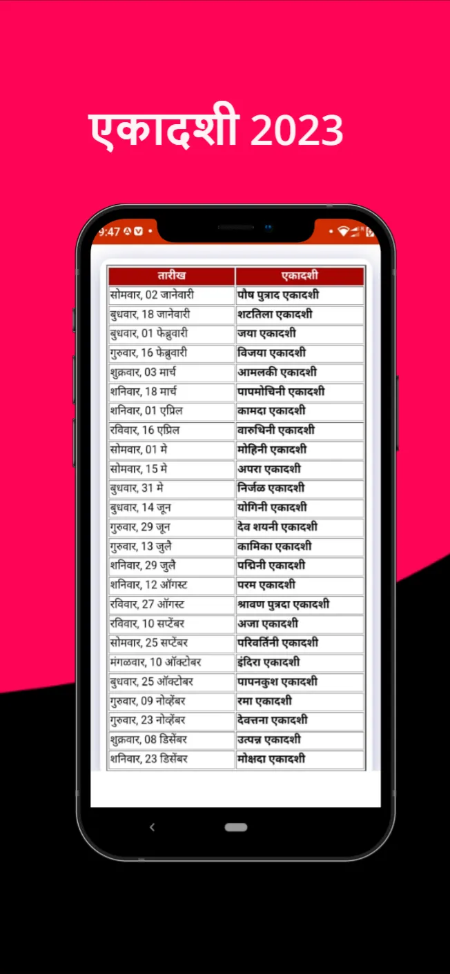 Hindi Calendar 2023 - पंचांग | Indus Appstore | Screenshot