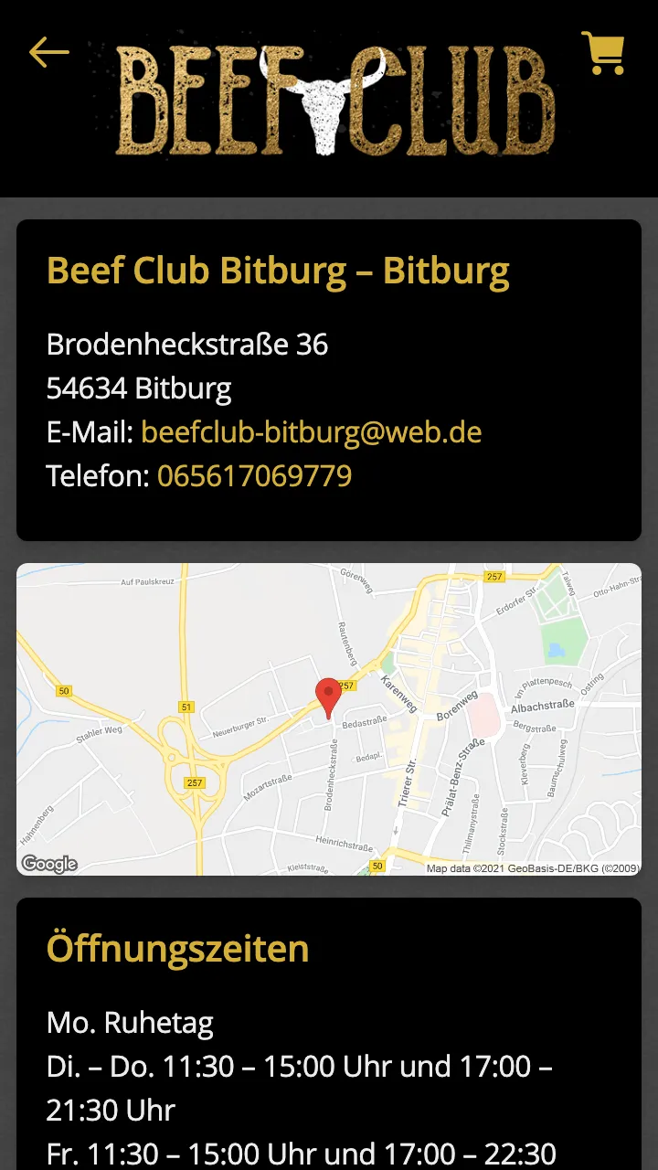 Beef Club Bitburg | Indus Appstore | Screenshot