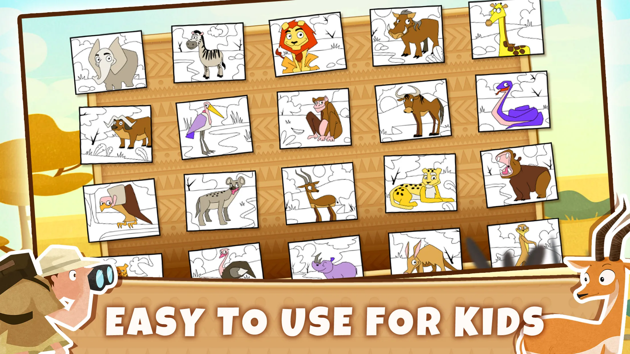 Africa Animals Games for Kids | Indus Appstore | Screenshot