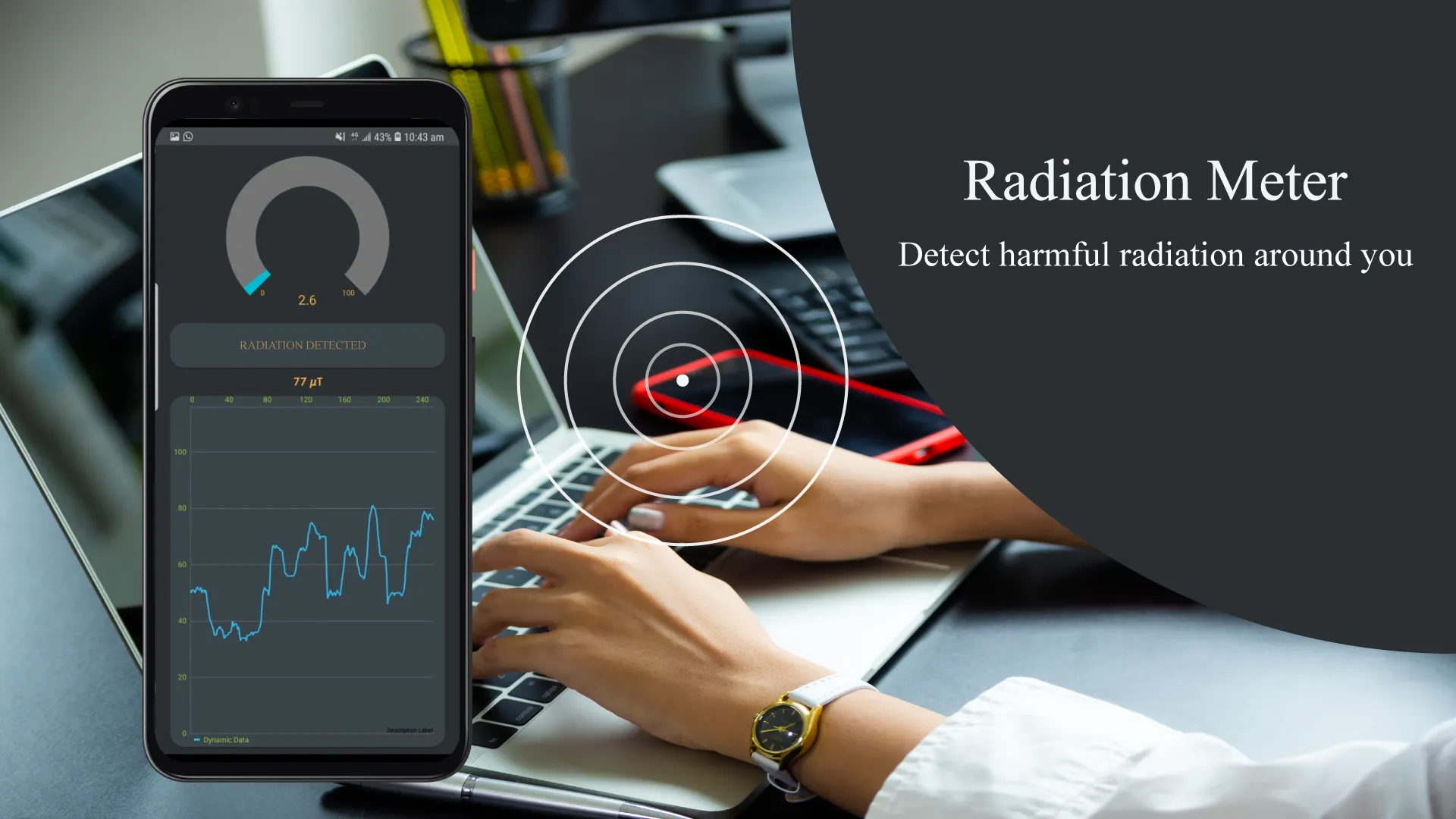 Radiation Detector – EMF meter | Indus Appstore | Screenshot