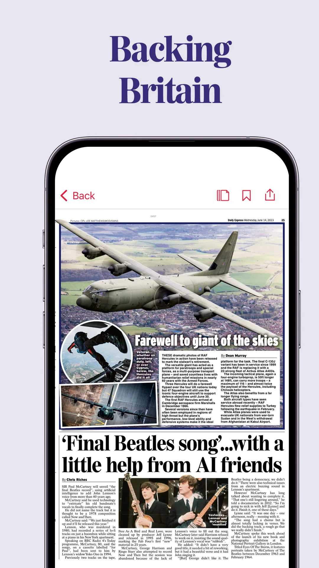 Daily Express Newspaper | Indus Appstore | Screenshot