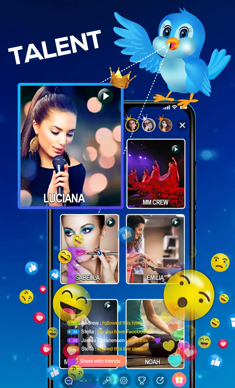 Gossip Bird | Indus Appstore | Screenshot