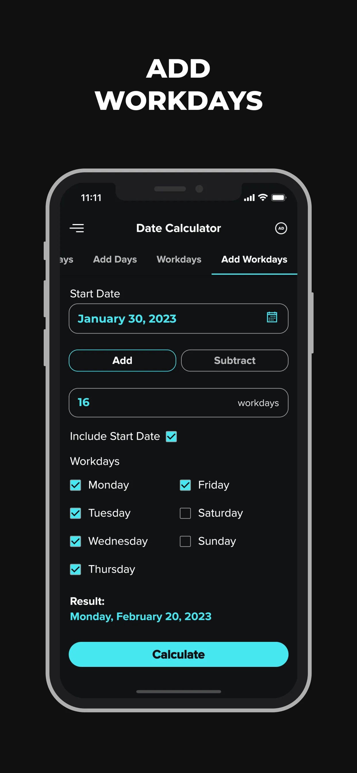 Date & Time Calculator | Indus Appstore | Screenshot