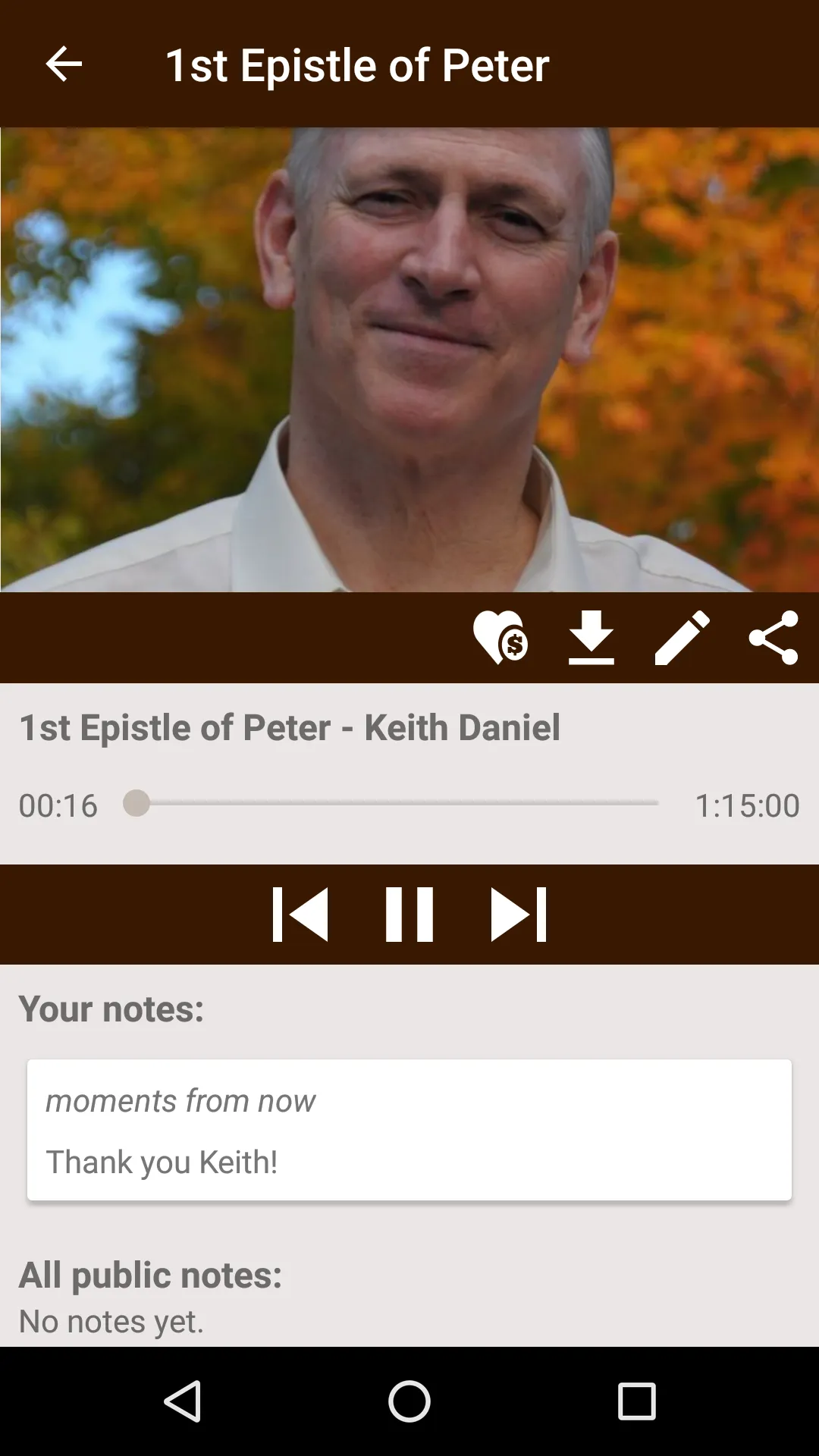 Keith Daniel Sermons | Indus Appstore | Screenshot