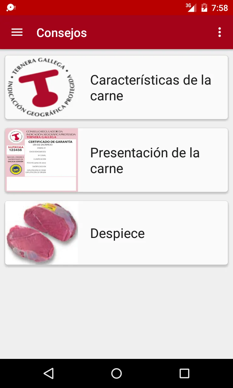 Ternera Gallega | Indus Appstore | Screenshot