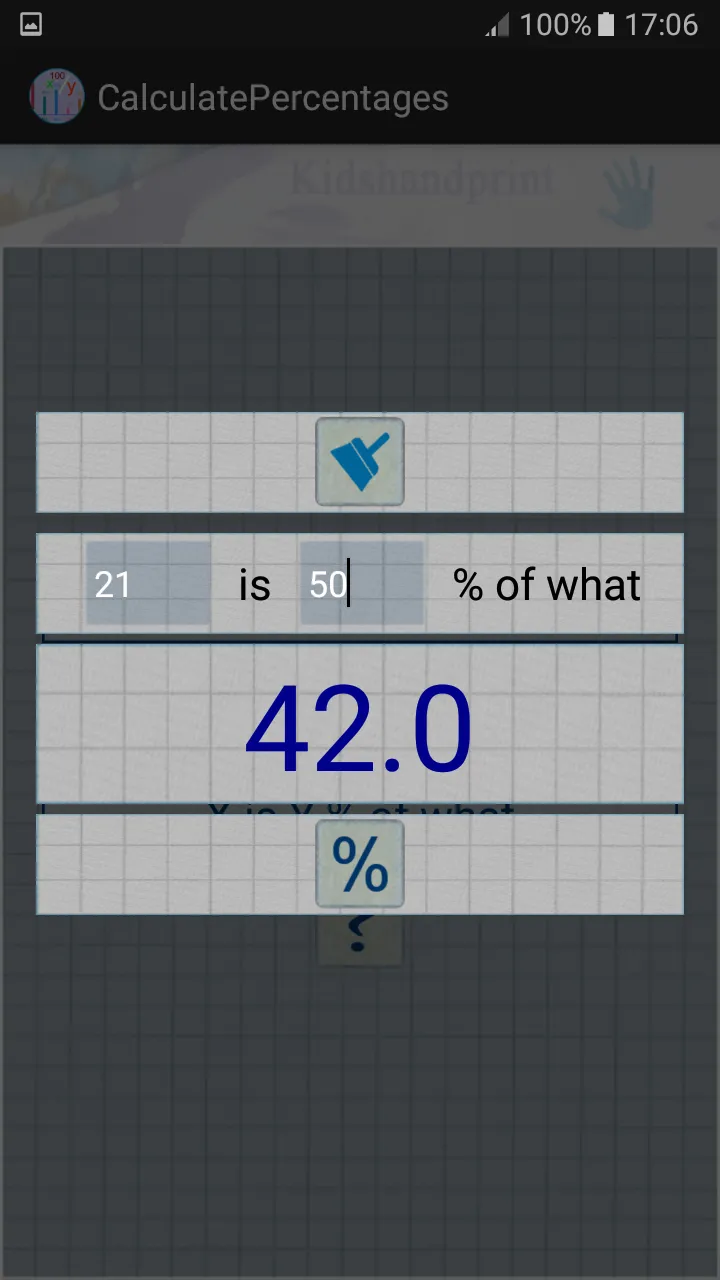 Calculate Percentages | Indus Appstore | Screenshot