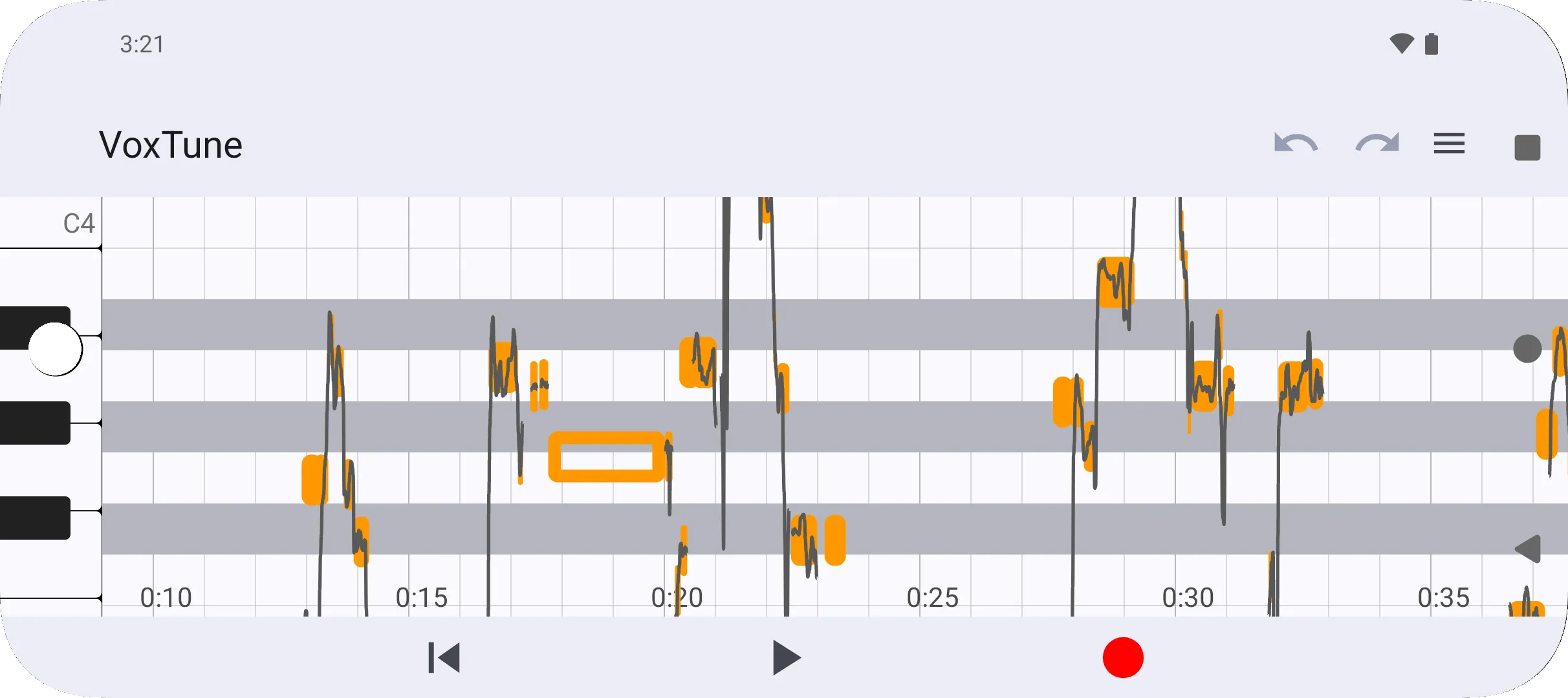 VoxTune - Vocal Pitch Tuner | Indus Appstore | Screenshot