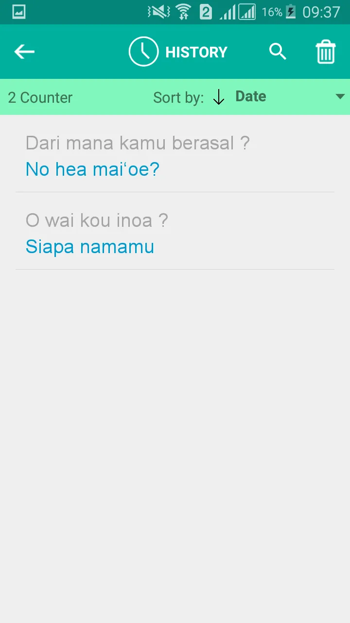 Hawaiian Indonesian Translator | Indus Appstore | Screenshot