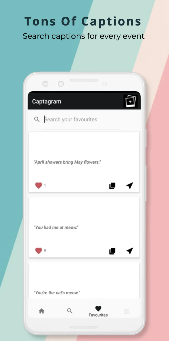 Captions for Instagram | Indus Appstore | Screenshot