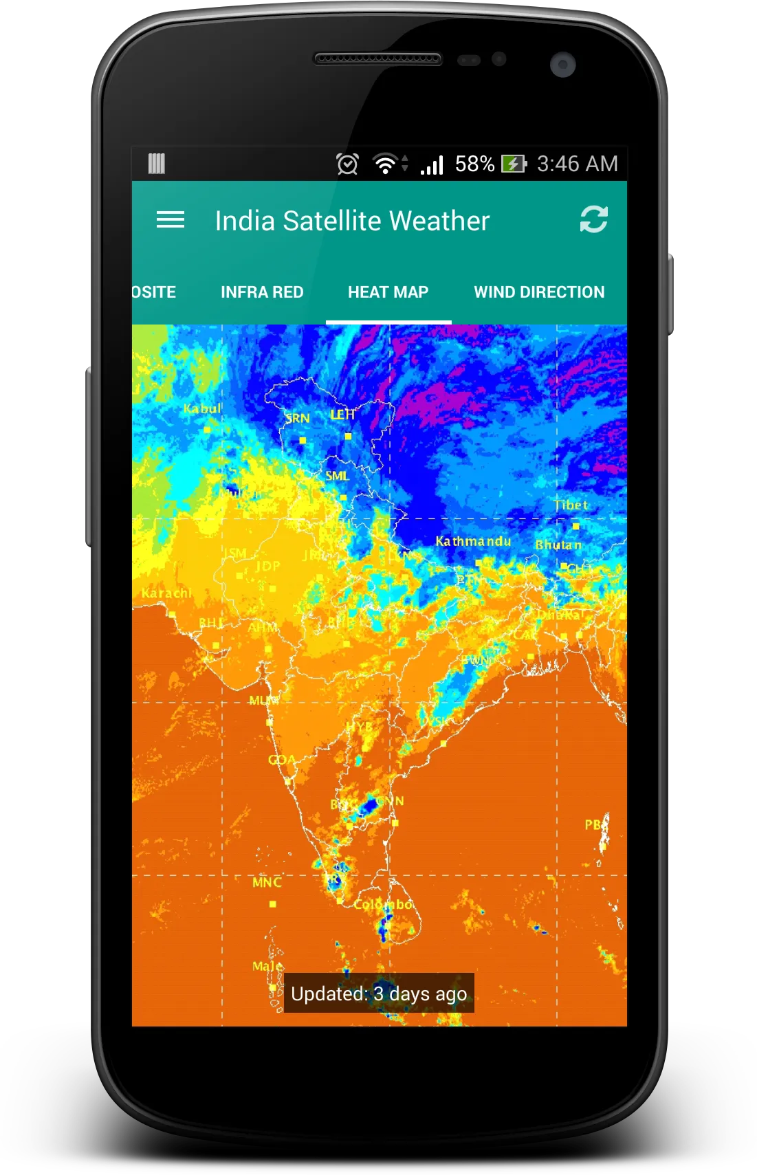 India Satellite Weather | Indus Appstore | Screenshot