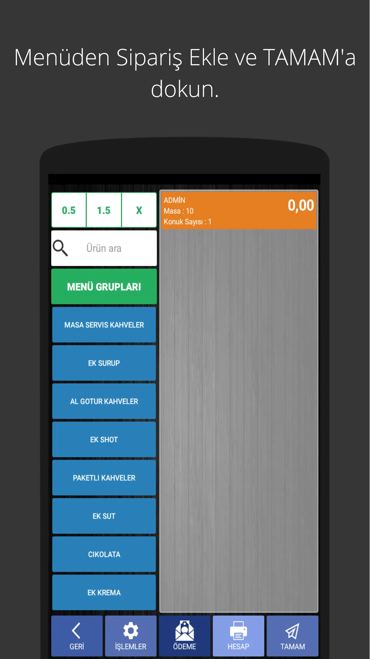 Infinia Mobile Order | Indus Appstore | Screenshot