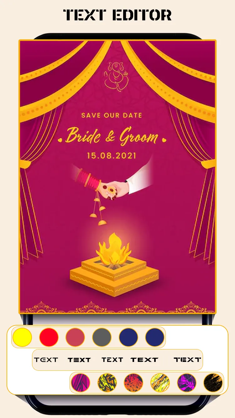 Wedding Invitation Card Maker | Indus Appstore | Screenshot