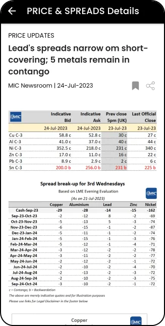 Metal Intelligence Centre | Indus Appstore | Screenshot